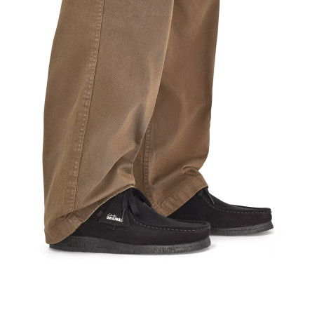 zapatos clarks wallabee de gamuza negros