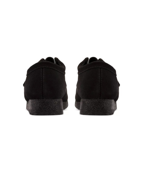 zapatos clarks wallabee de gamuza negros