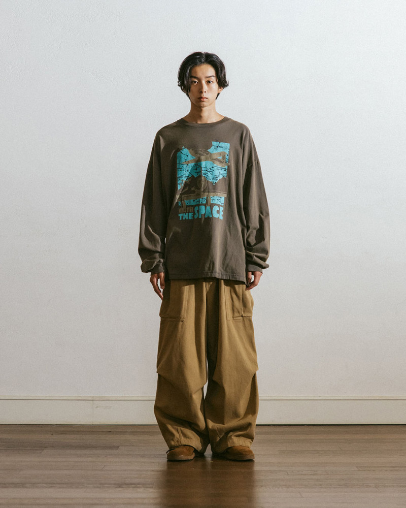Buy online Anglan Jungle CARGO BALLOON PANTS - Nigra Mercato