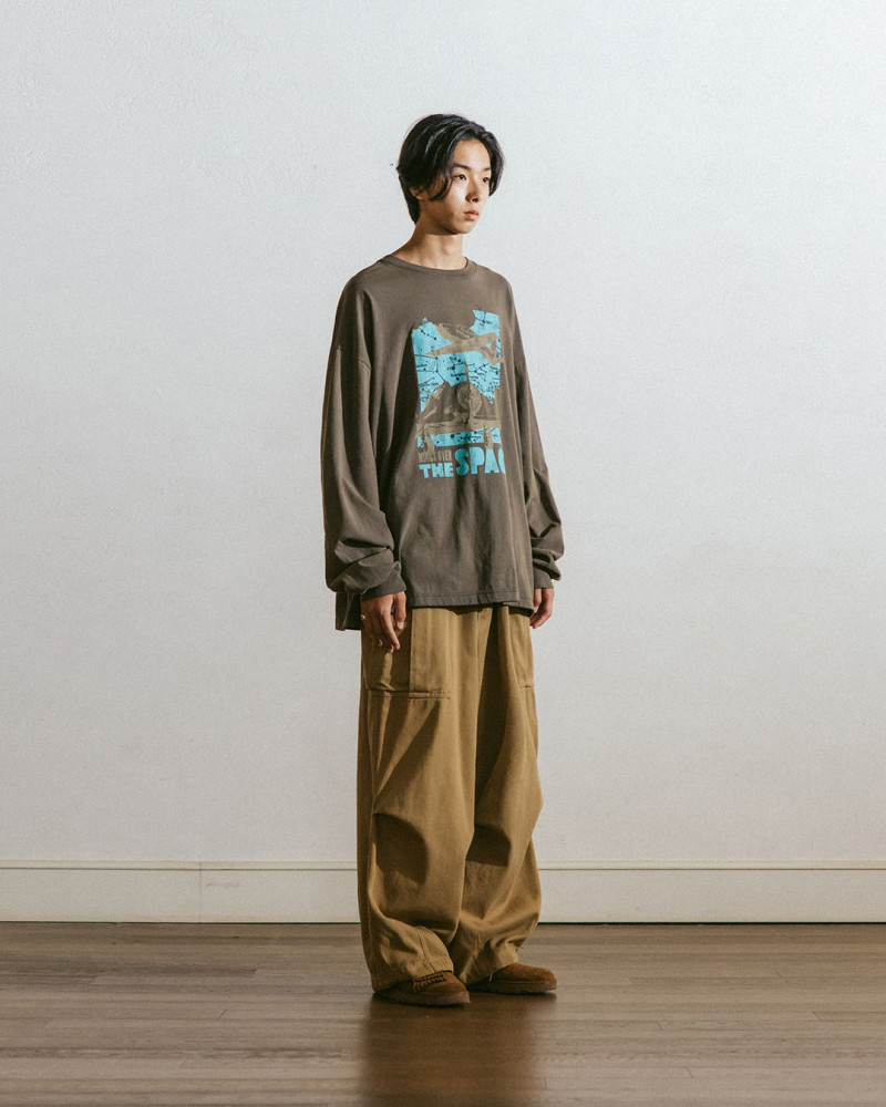 Buy online Anglan Jungle CARGO BALLOON PANTS - Nigra Mercato Talla