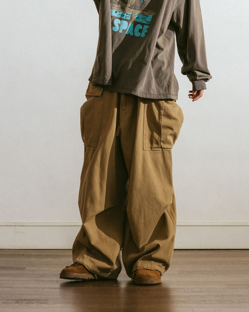 【ANGLAN】24FW★ [AG] Jungle Cargo Balloon Pants Buy online Anglan Jungle CARGO BALLOON PANTS - Nigra Mercato