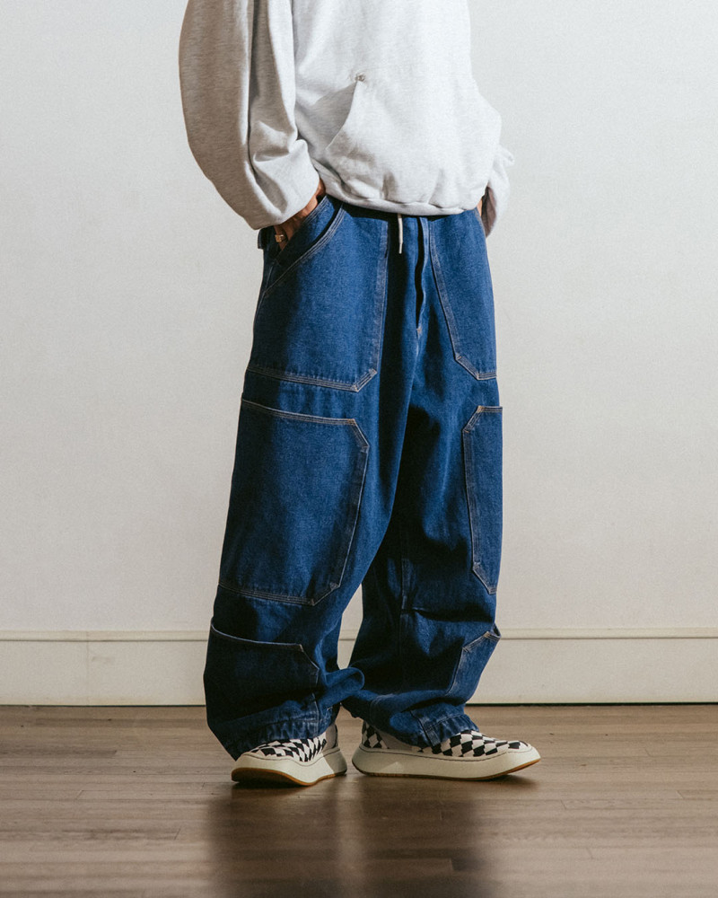 【ANGLAN】Corduroy Denim Cargo Balloon Pants Buy online ANGLAN JUNGLE CARGO BALLOON PANTS - Nigra Mercato
