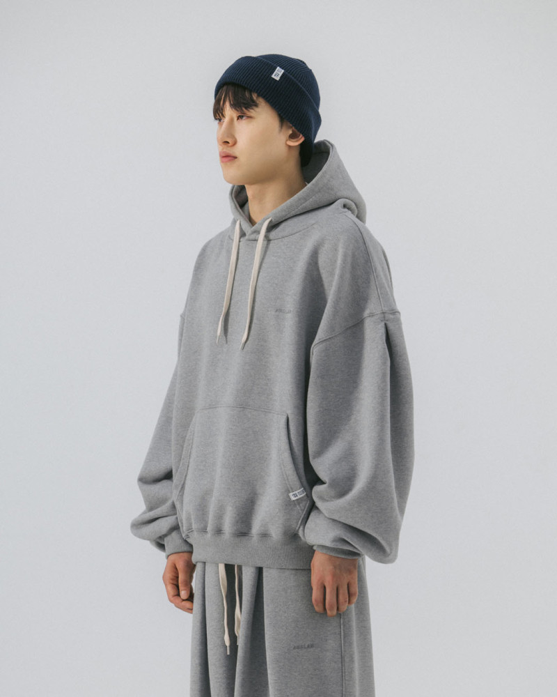トップス Ans dotsloevner BALLOON HOODIE / GRAY SS20 Red Balloon Zip-Thru Hooded Sweatshirt - Heather Grey