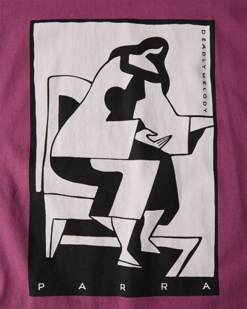 camiseta de parra de color magenta