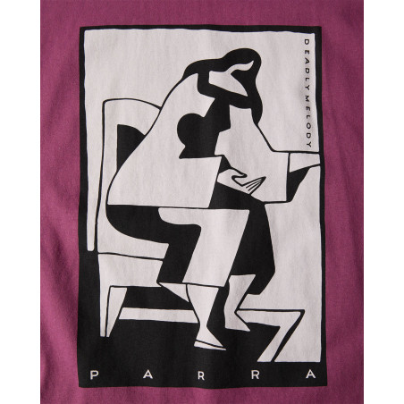 camiseta de parra de color magenta