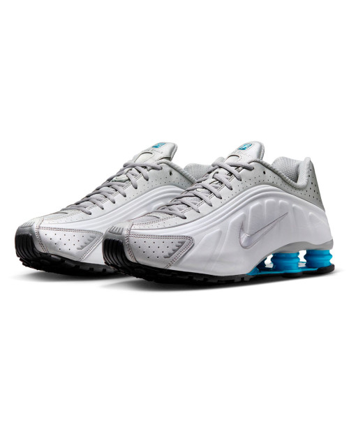 zapatillas nike shox r4 color plateado