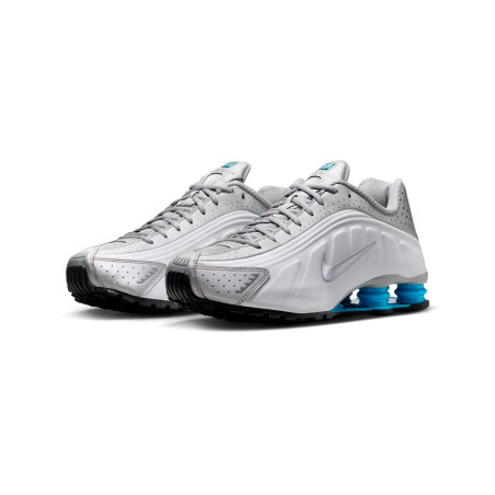 zapatillas nike shox r4 color plateado