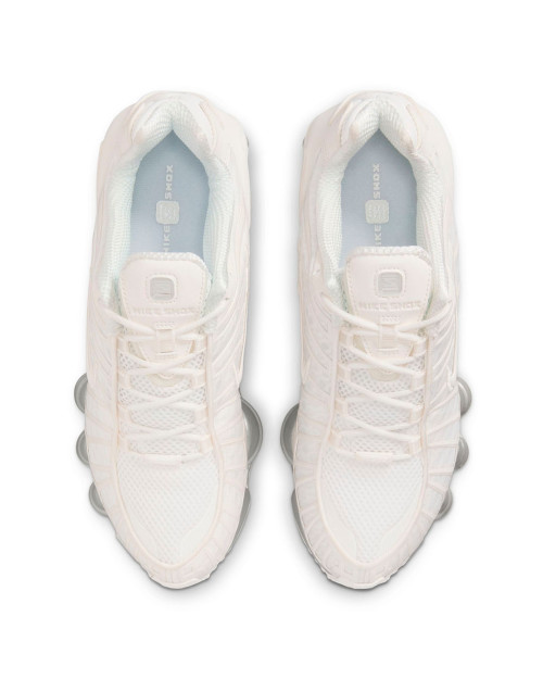 zapatillas nike shox tl para mujer color blanco