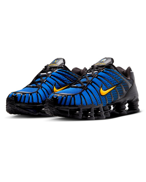 zapatillas nike shox tl azules para hombre
