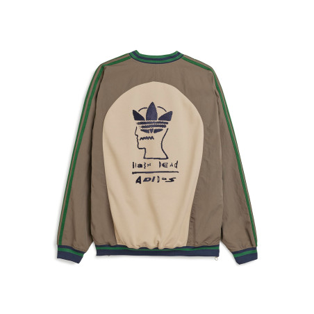 sudadera adidas brain dead color beige