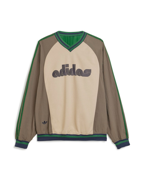 sudadera adidas brain dead color beige