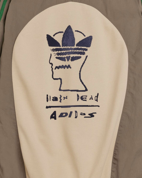sudadera adidas brain dead color beige