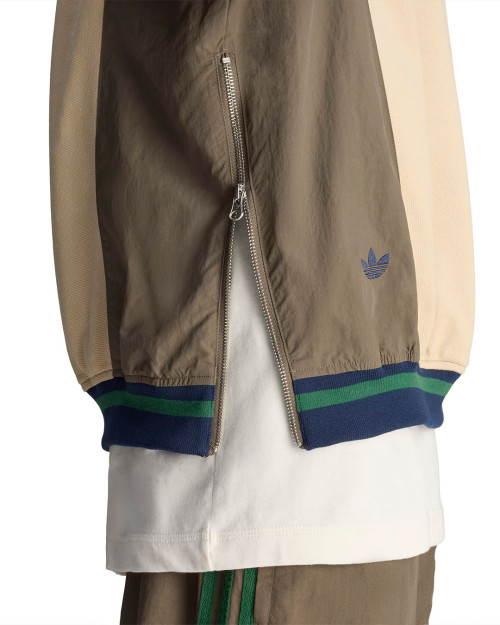 sudadera adidas brain dead color beige