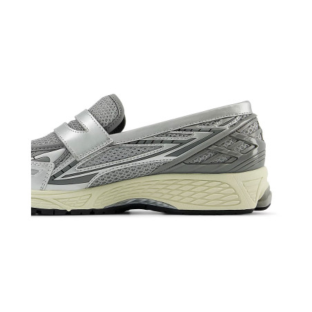 mocasines zapatillas new balance 1906 loafer plateados