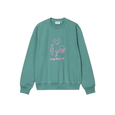 sudadera carhartt WIP color menta