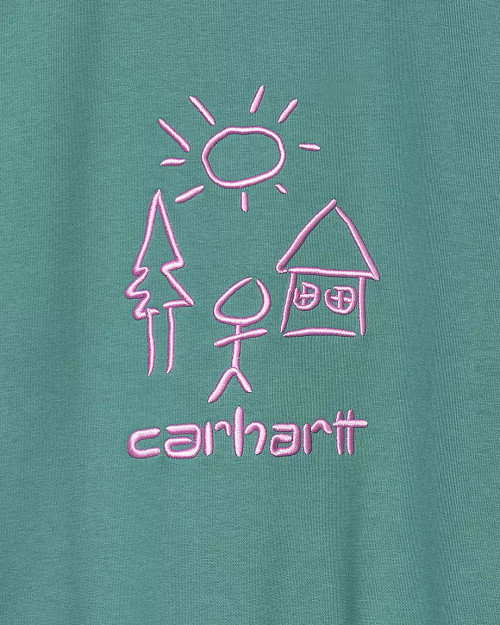 sudadera carhartt WIP color menta