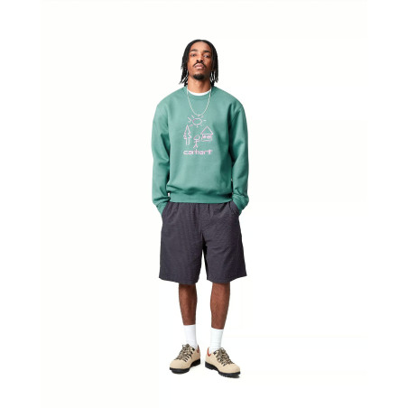 sudadera carhartt WIP color menta