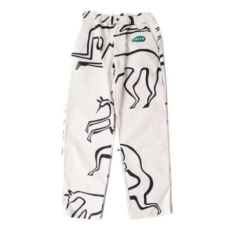 pantalon blanco de parra