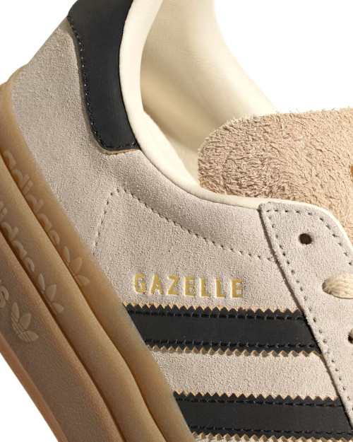 zapatillas adidas gazelle para mujer color crema
