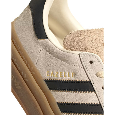 zapatillas adidas gazelle para mujer color crema