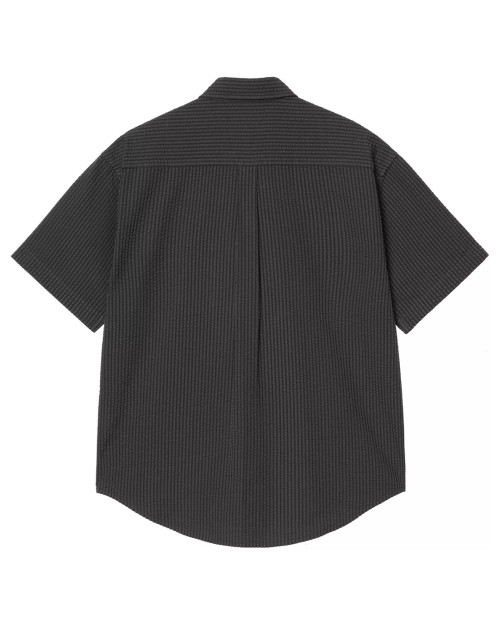 camisa negra carhartt wip para hombre