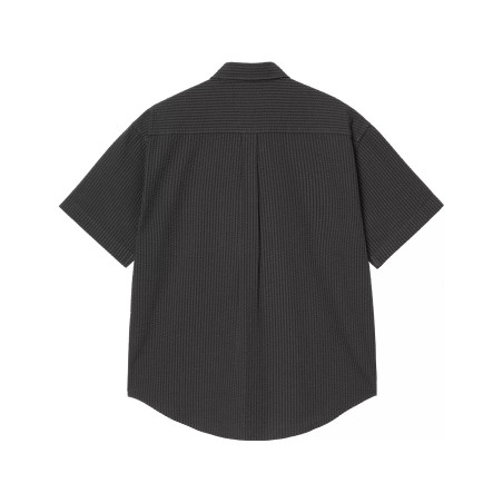 camisa negra carhartt wip para hombre