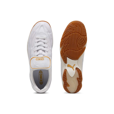zapatillas puma king indoor blancas