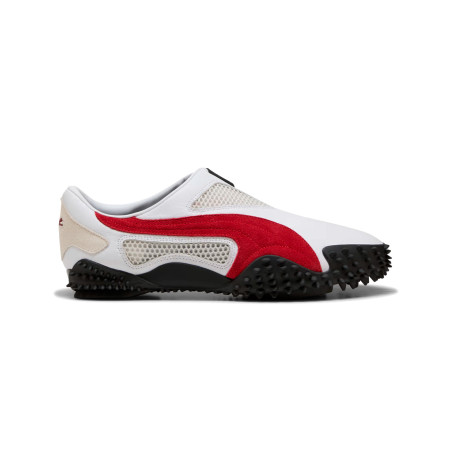 zapatillas puma ur mostro blancas y rojas