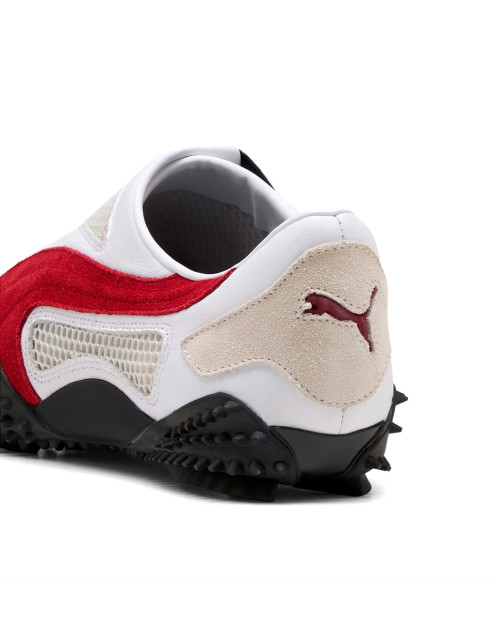 zapatillas puma ur mostro blancas y rojas
