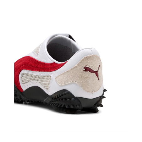 zapatillas puma ur mostro blancas y rojas