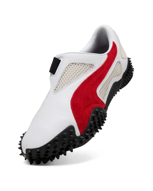 zapatillas puma ur mostro blancas y rojas