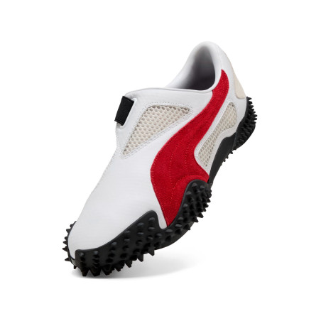 zapatillas puma ur mostro blancas y rojas