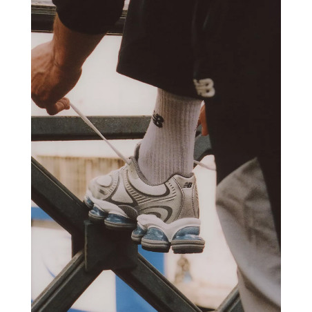 zapatillas new balance abzorb 2000 metálicas y azules