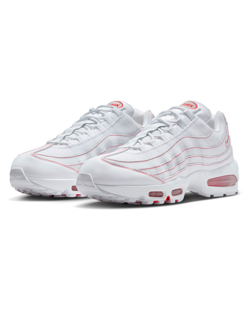 Zapatillas nike 95 og big bubble blancas y rojas