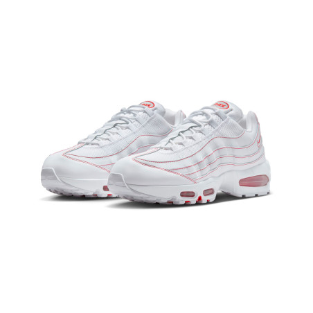 Zapatillas nike 95 og big bubble blancas y rojas