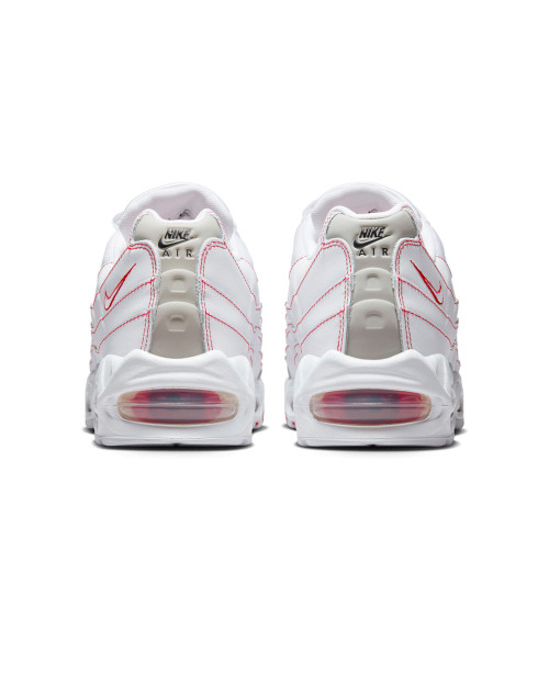 Zapatillas nike 95 og big bubble blancas y rojas