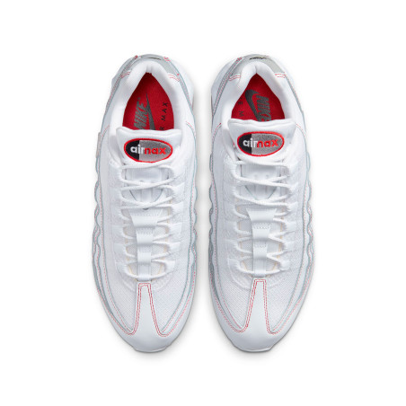 Zapatillas nike 95 og big bubble blancas y rojas