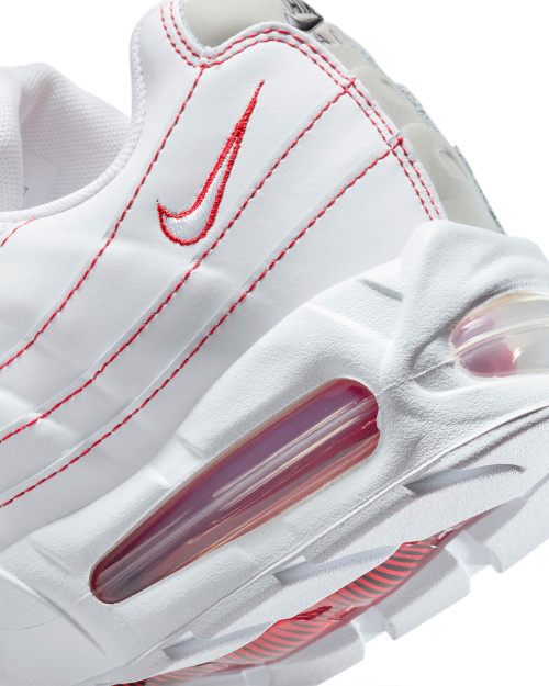 Zapatillas nike 95 og big bubble blancas y rojas