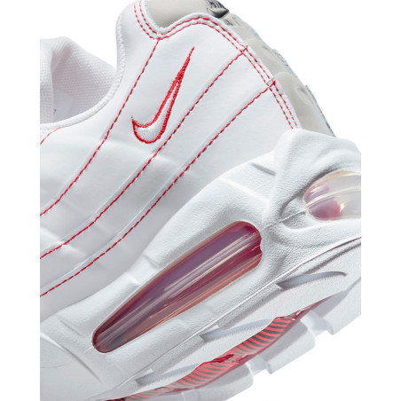 Zapatillas nike 95 og big bubble blancas y rojas