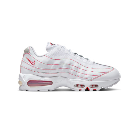 Zapatillas nike 95 og big bubble blancas y rojas
