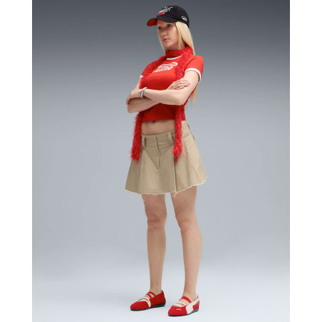 bailarinas puma speedcat mujer color rojo