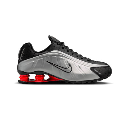 zapatillas nike shox r4 para mujer plateadas