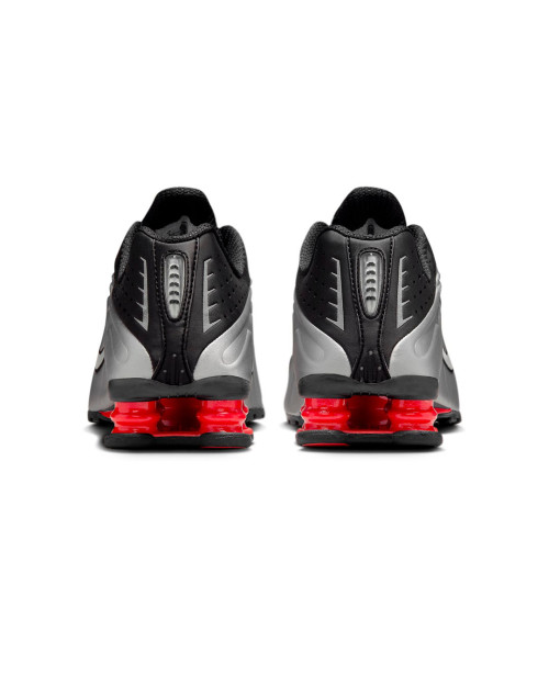 zapatillas nike shox r4 para mujer plateadas