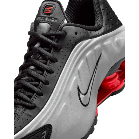 zapatillas nike shox r4 para mujer plateadas