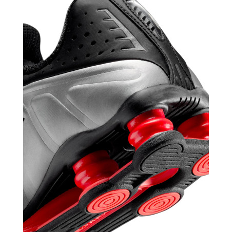 zapatillas nike shox r4 para mujer plateadas
