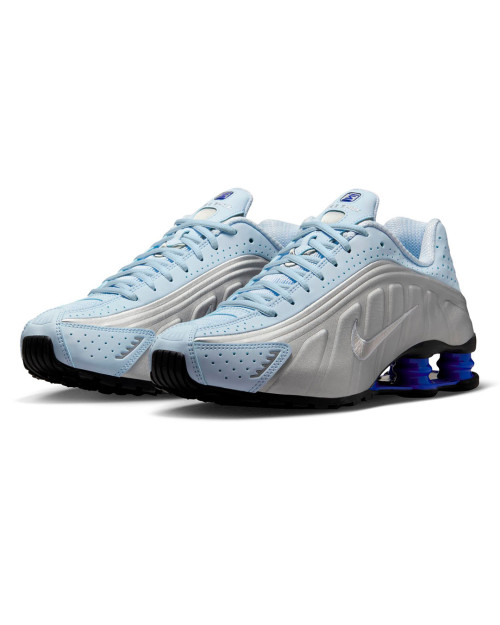 zapatillas nike shox r4 azules para mujer