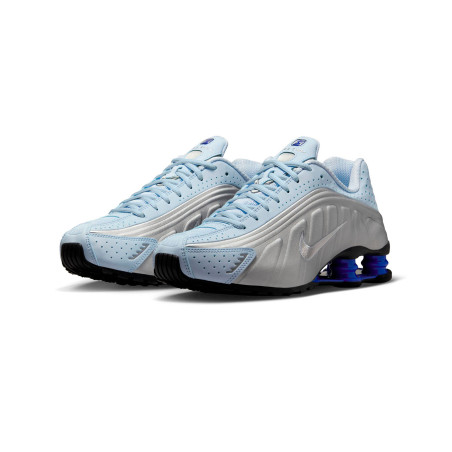 zapatillas nike shox r4 azules para mujer
