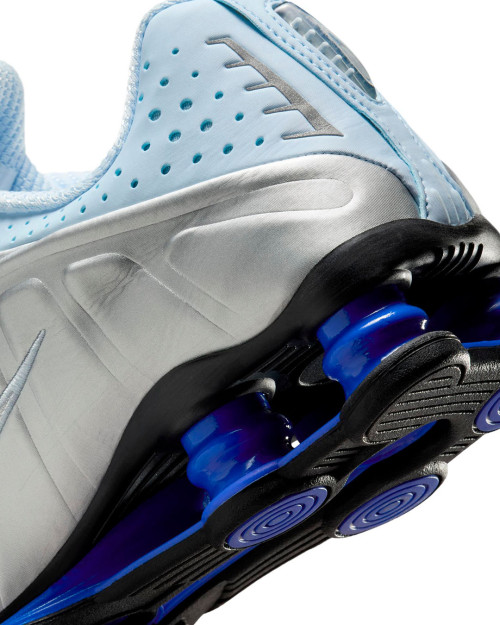 zapatillas nike shox r4 azules para mujer