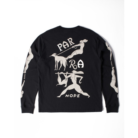Parra camiseta dog training long sleeve color negro