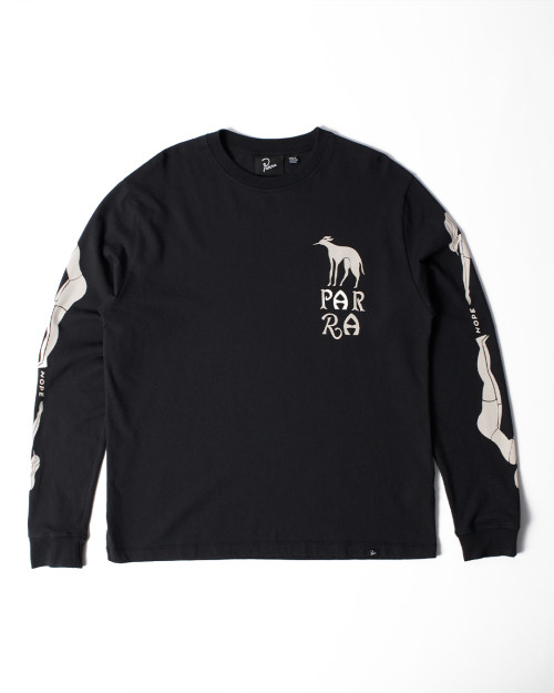Parra camiseta dog training long sleeve color negro